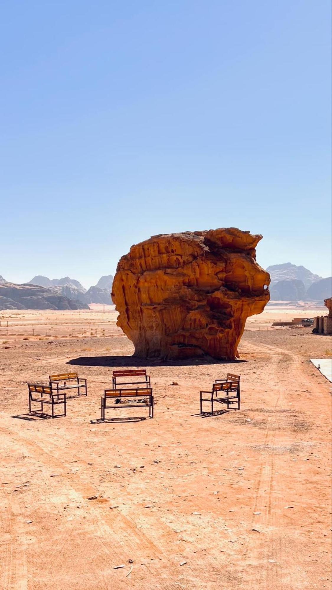 Отель Wadi Rum Al-Omar Экстерьер фото